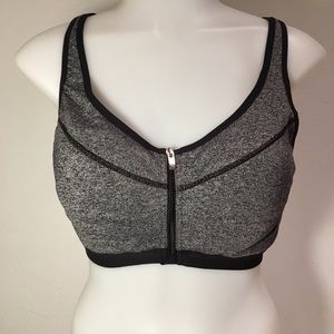 Victoria’s Secret black white mesh sports bra